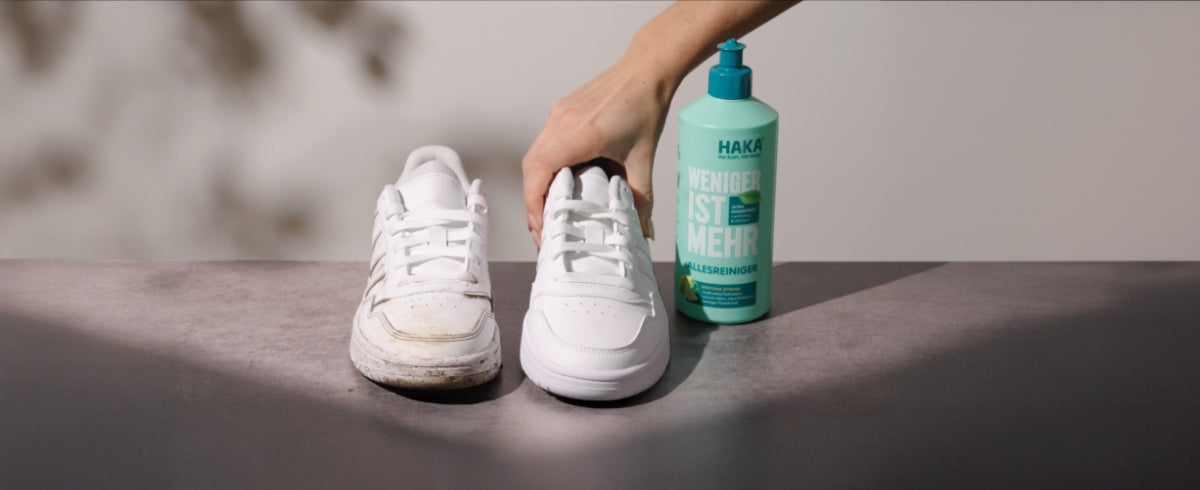 Weiße Sneaker richtig pflegen & putzen