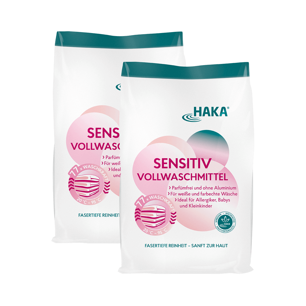 Sensitiv Vollwaschmittel Pulver 2x3kg