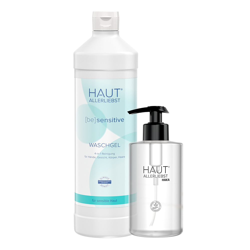 4in1 Waschgel 1L + Seifenspender leer