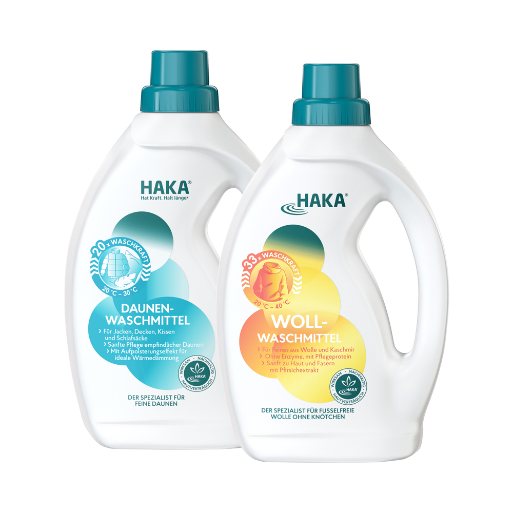 Set Spezialisten für Daune + Wolle