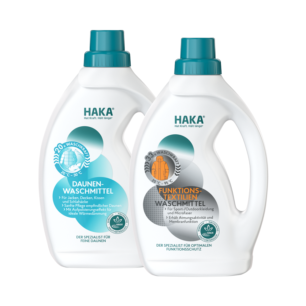 Set Spezialisten für Daune + Funktionstextilien