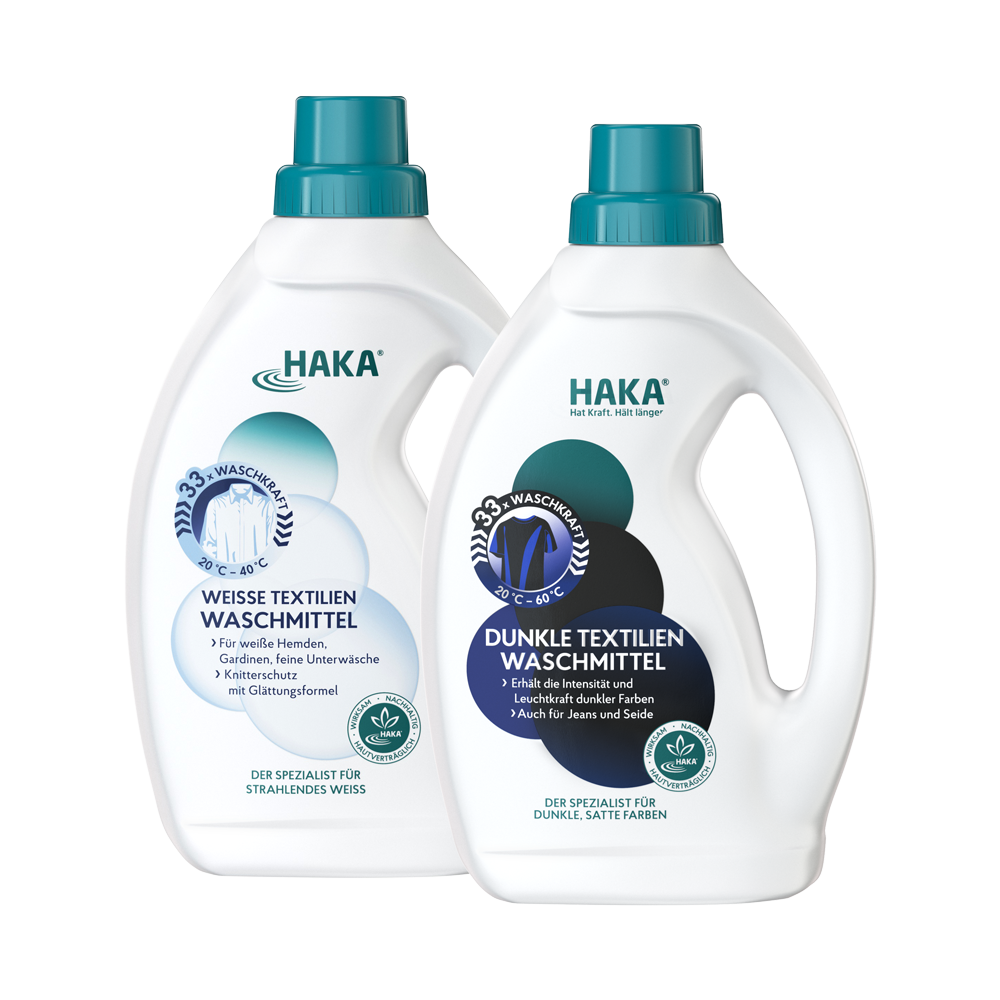 Set Spezialisten für Dunkle + Weiße Textilien