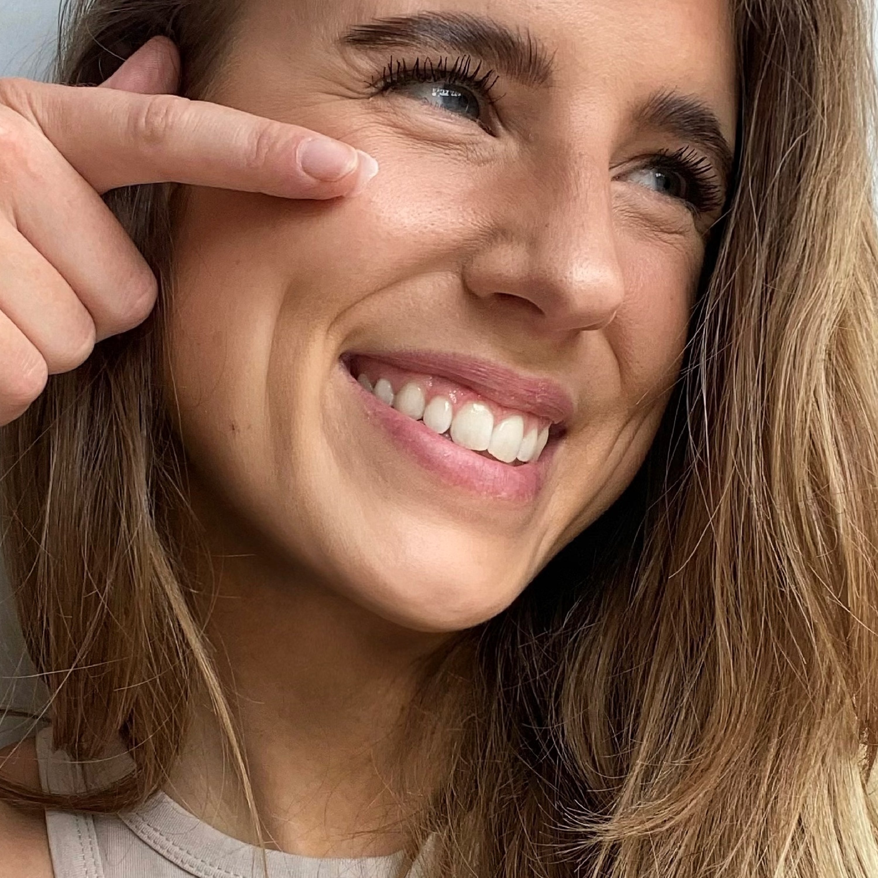 Gepflegte Haut, junge Frau