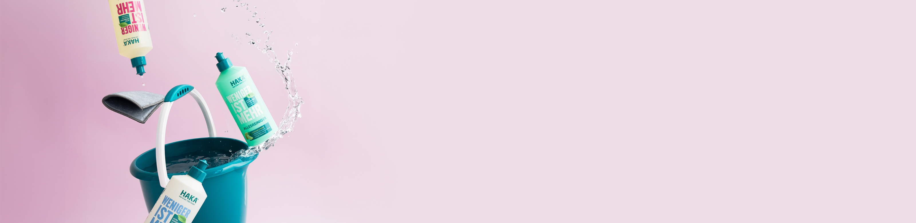 Putzmittel mit Putzeimer