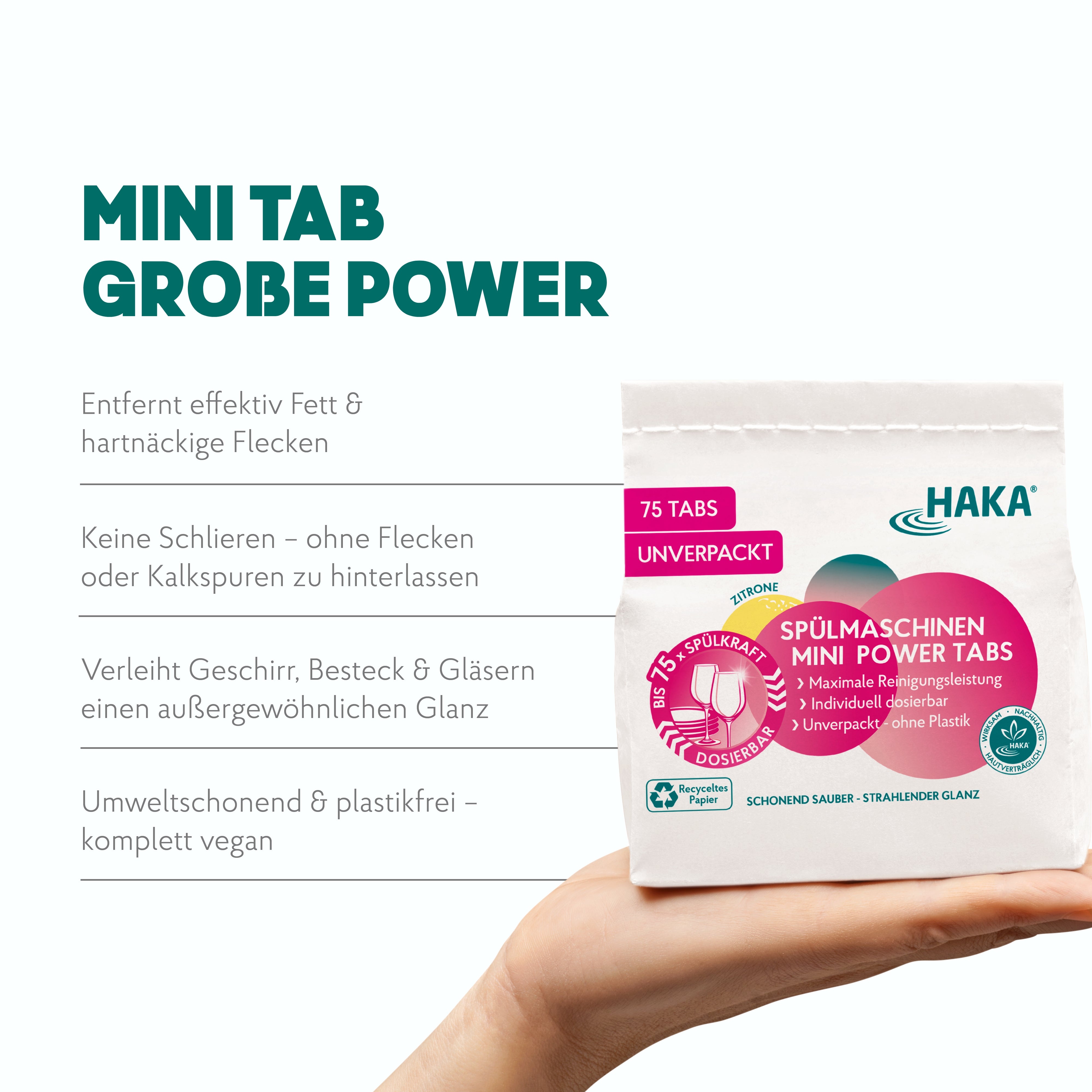 Spülmaschinen Mini Power Tabs 150 Stk.