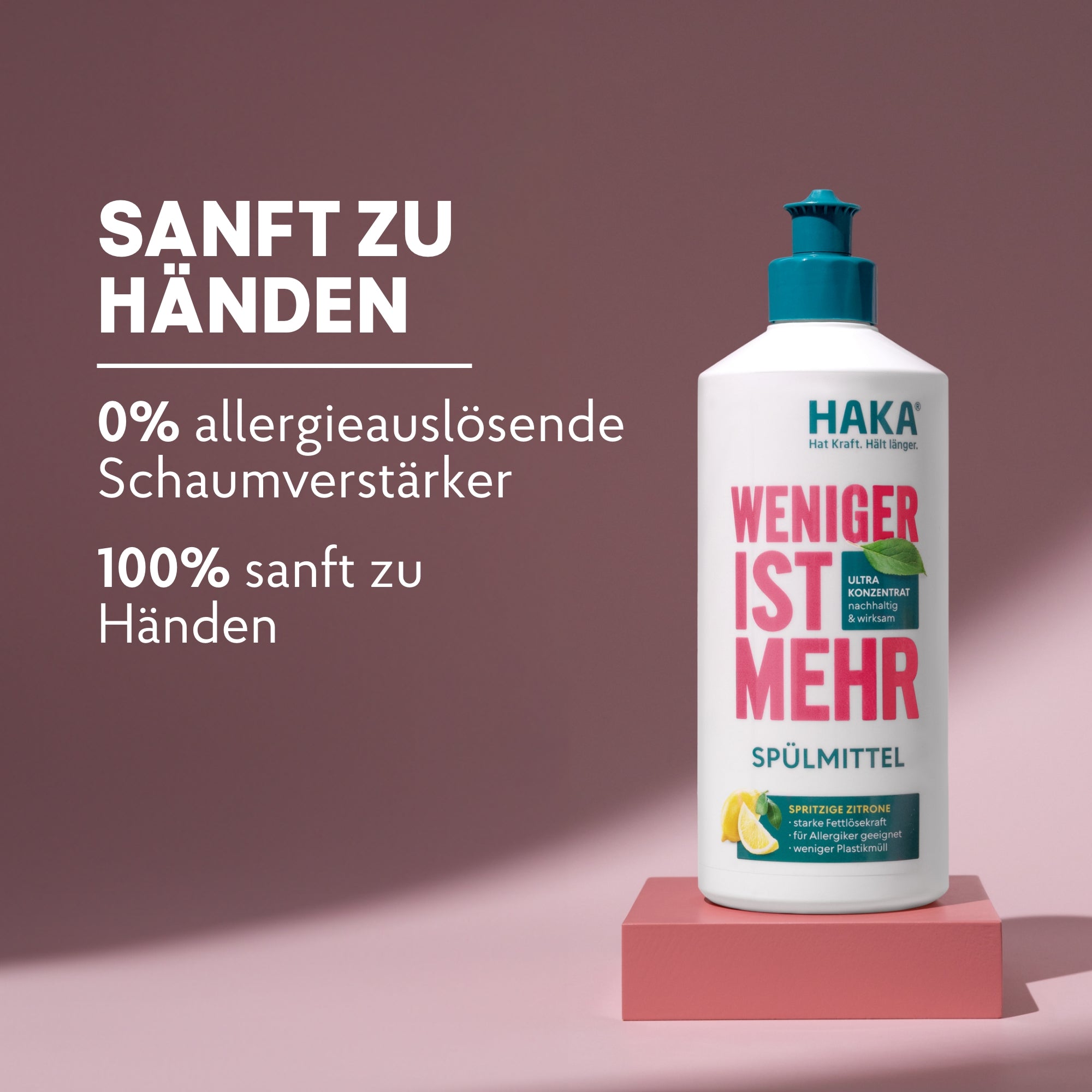 Infos zum Weniger ist Mehr Spülmittel