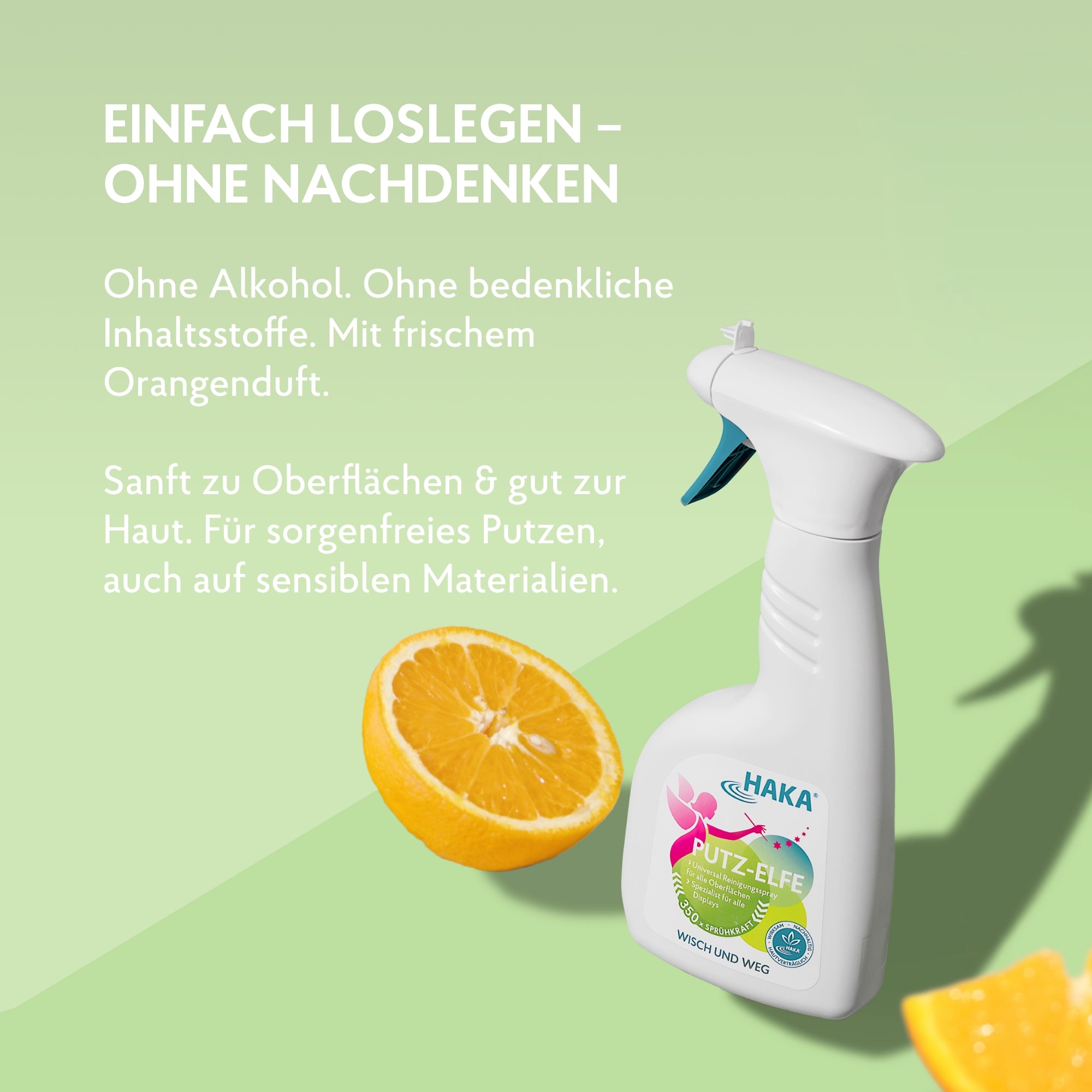 Putz-Elfe Spray mit Orangen Duft