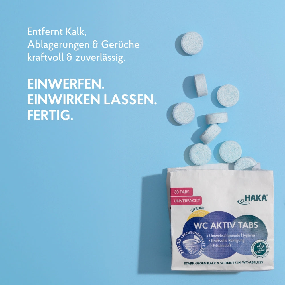 WC Tabs aus der Tüte