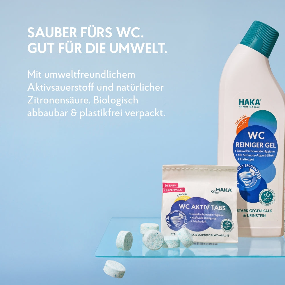 WC Tabs mit WC Reiniger Gel fürs WC