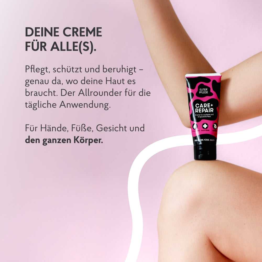 Euterpflege Care + Repair Creme für den ganzen Körper