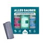 Kennenlernbox - Sauberkeit für 1 Jahr mit Spülmittel, Allesreiniger und Badreiniger im Set