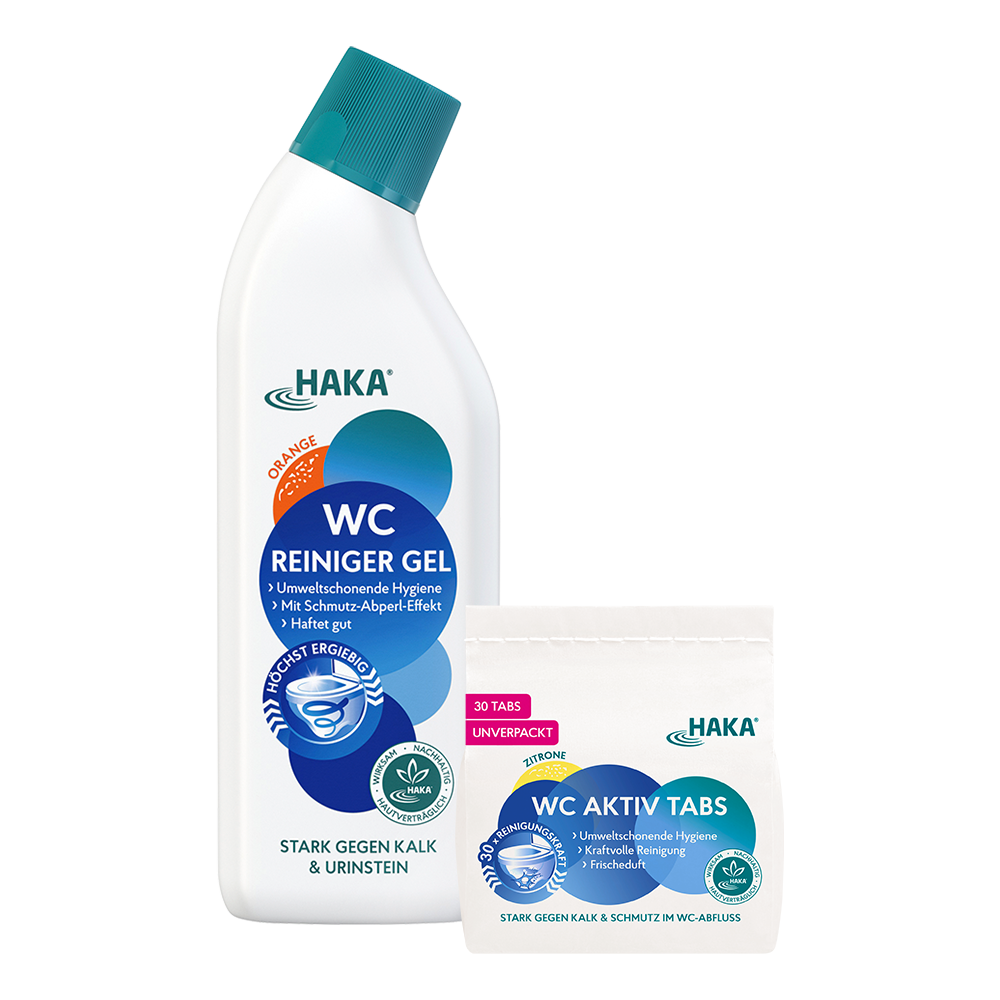 WC Reiniger Gel Orange + WC Aktiv Tabs