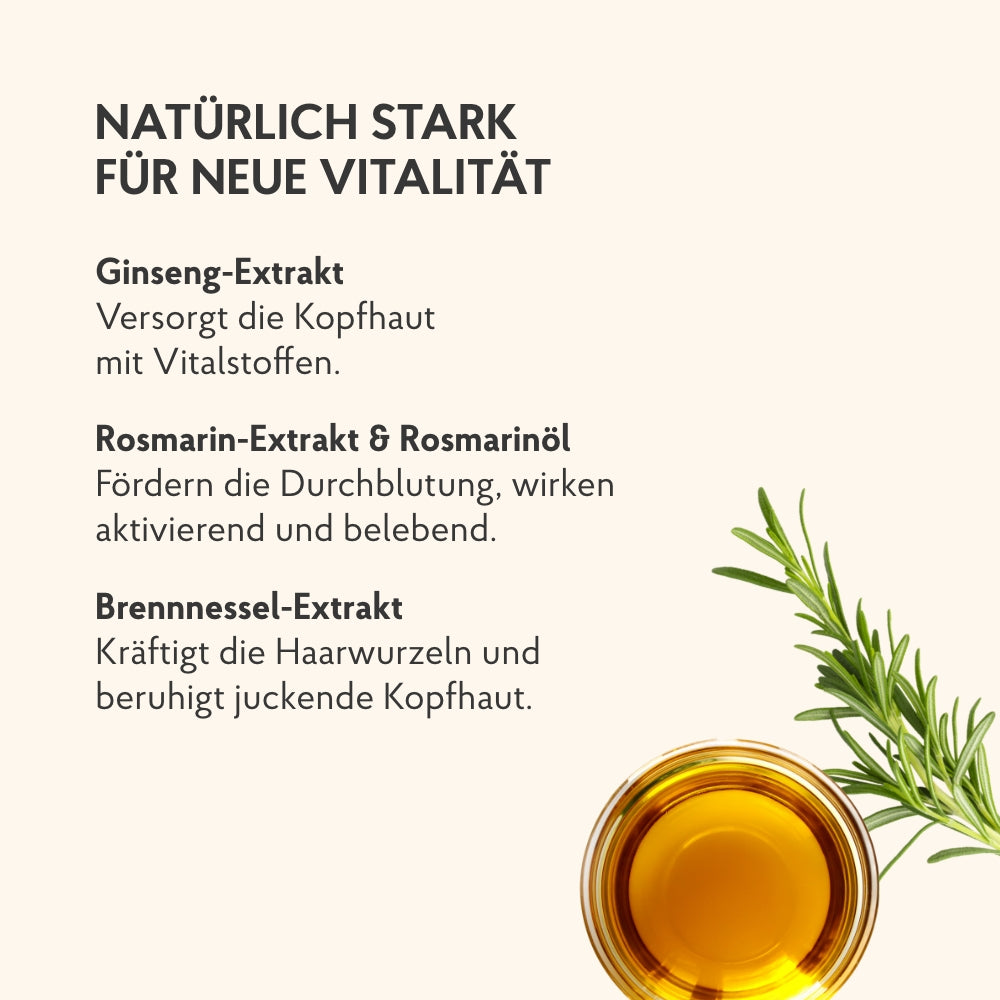 Wirkstoffe Rosmarinöl und Rosmarinzweig