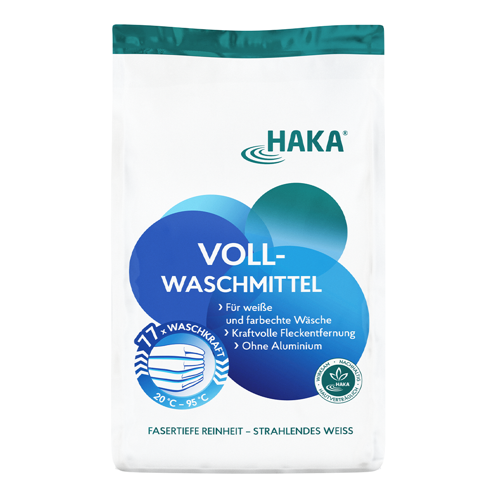 HAKA Vollwaschmittel 3kg – Effektive Fleckentfernung, nachhaltig & hautfreundlich