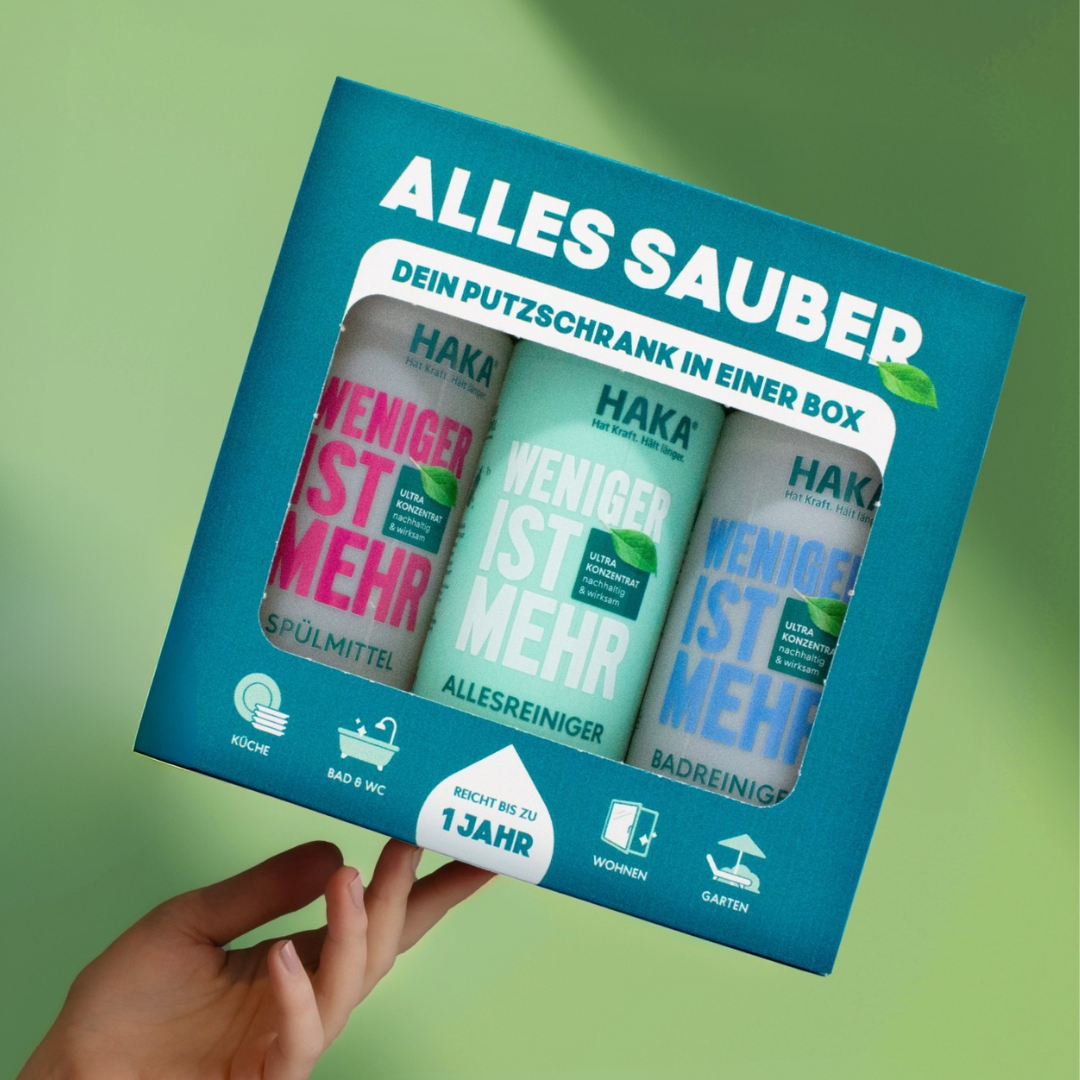 HAKA Putzbox Kennenlern-Set WENIGER IST MEHR